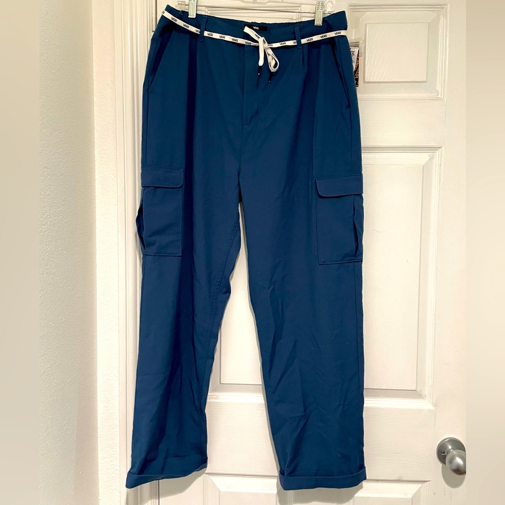 Vans Shoe Lace Cargo Pant, Blue, Size XXL. NWT.